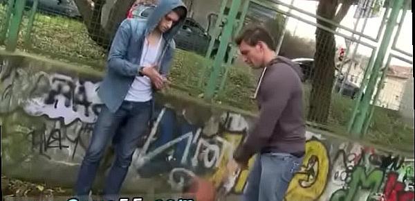  Outdoor bondage vids gay Anal Sex After A Basketball Game!